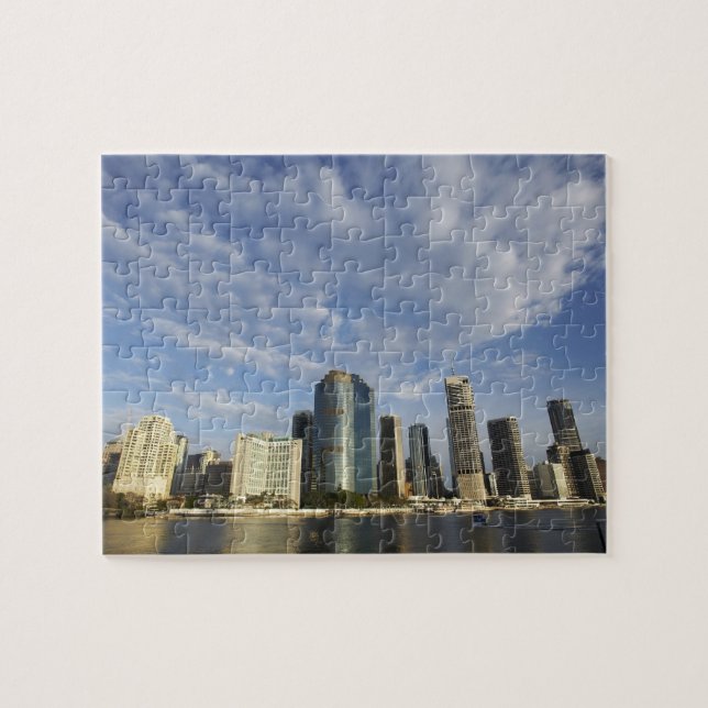 Australien, Queensland, Brisbane, Wolkenkratzer un Puzzle (Horizontal)