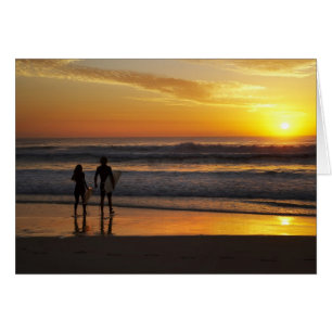 Australien, Queensland, Gold Coast, Surfer bei