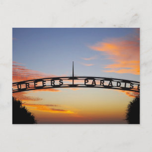 Australien, Queensland, Goldküste, Sonnenaufgang, Postkarte