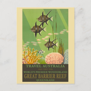 Australien Queensland, Great Barrier Reef Travel Postkarte