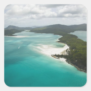 Australien, Queensland, Whitsunday-Küste, 2 Quadratischer Aufkleber
