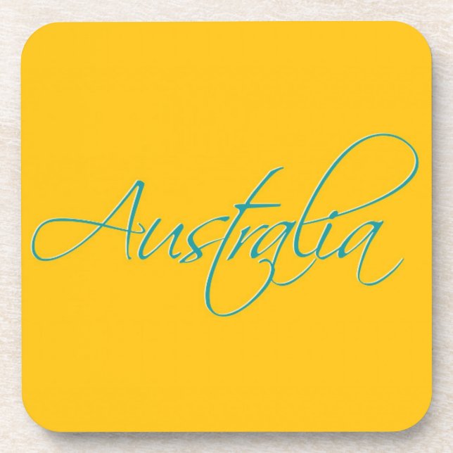 Australien:Reise Getränkeuntersetzer (Vorderseite)