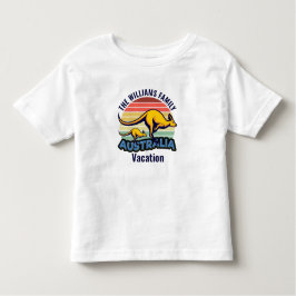 Australien Reise Niedlich Kangaroo Sunset Custom K Kleinkind T-shirt