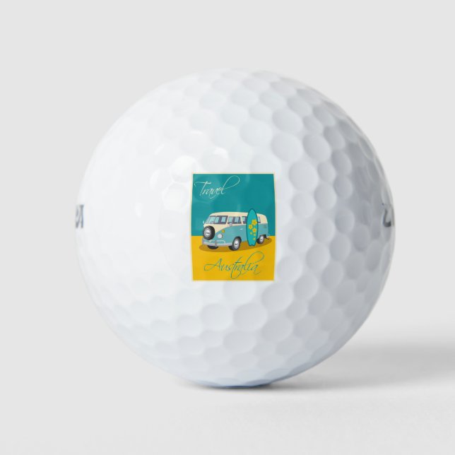 Australien: Reisen Golfball (Vorderseite)