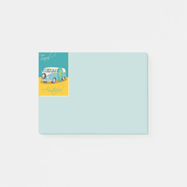 Australien: Reisen Post-it Klebezettel (Vorderseite)