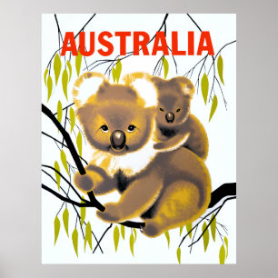 Australien Reiseplakat Poster