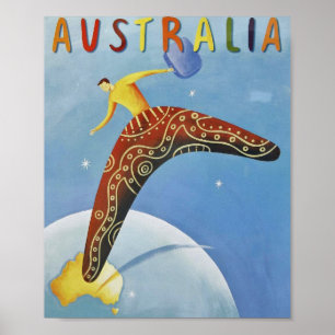Australien Reiseplakat Poster