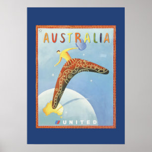 Australien Reiseplakat Poster