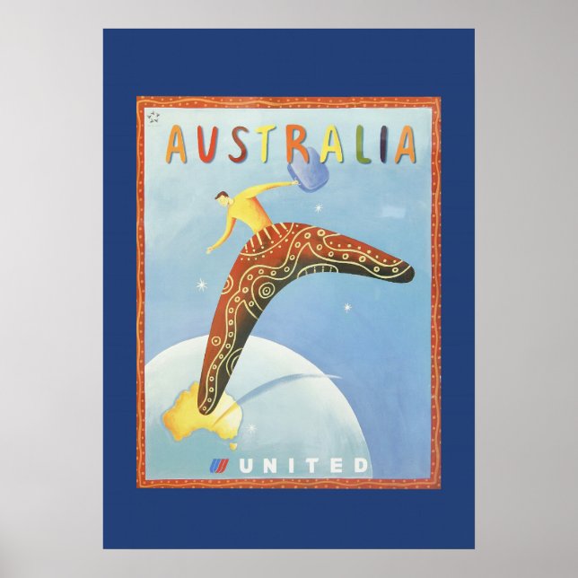Australien Reiseplakat Poster (Vorne)