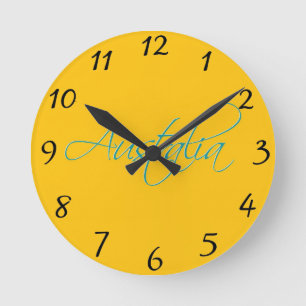 Australien:Reiseuhr Runde Wanduhr