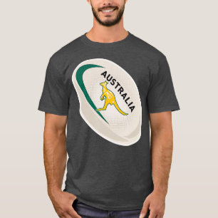 Australien Rugby Wallabies Rugby Jersey Australisc T-Shirt