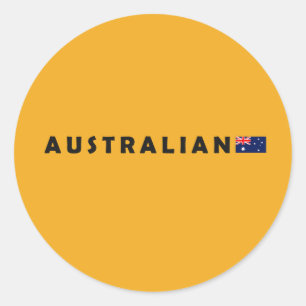 Australien Runder Aufkleber