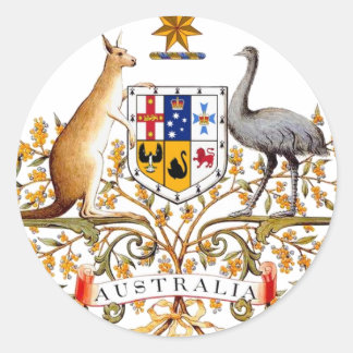 Australien Runder Aufkleber