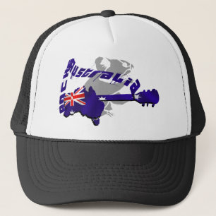 Australien schaukelt truckerkappe