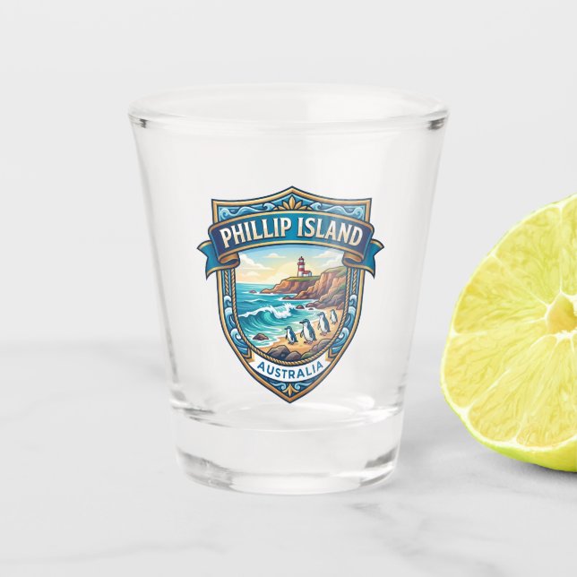 Australien Schnapsglas (Vorderseite)