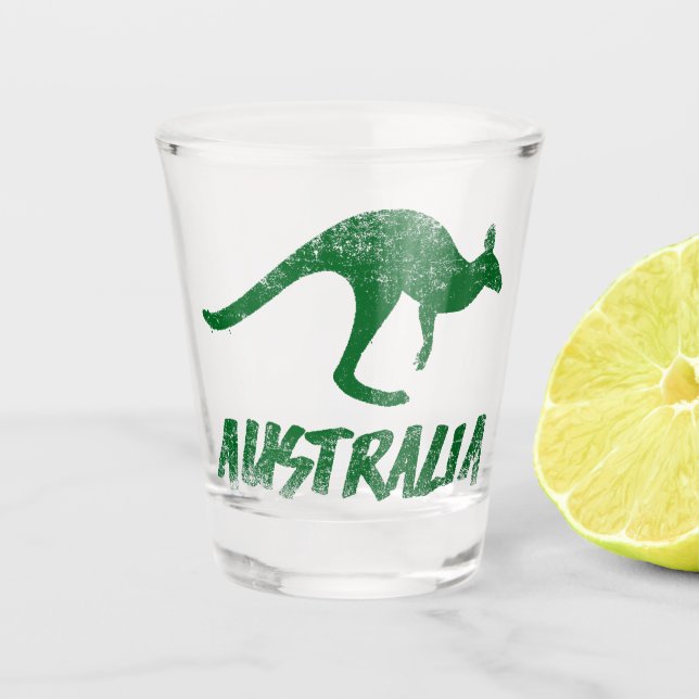 Australien Schnapsglas (Vorderseite)