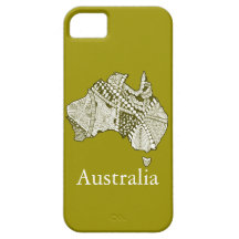 Australien Souvenir Karte