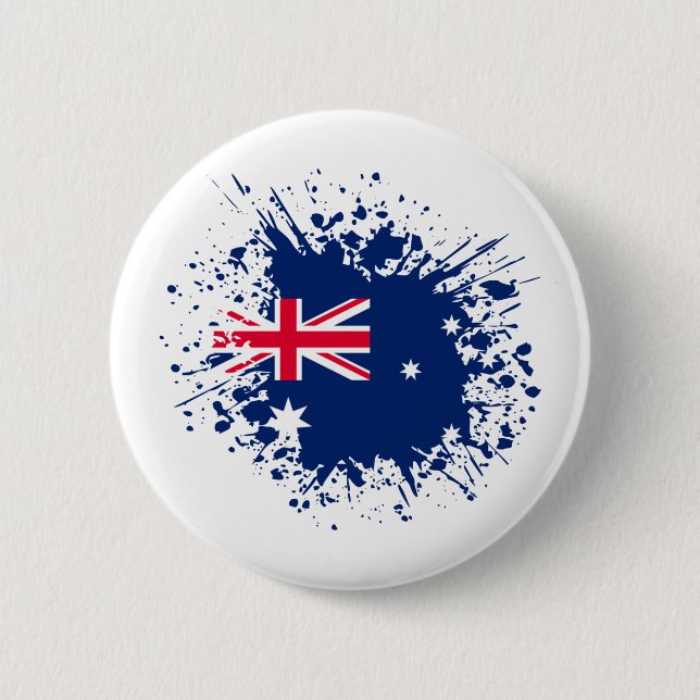 Australien Souvenir Sehenswürdigkeit, Australien F Button (Vorderseite)