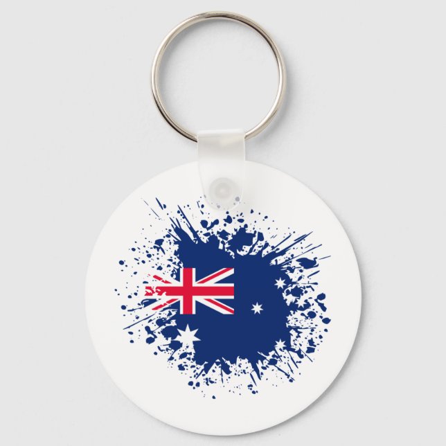 Australien Souvenir Sehenswürdigkeit, Australien F Schlüsselanhänger (Vorderseite)
