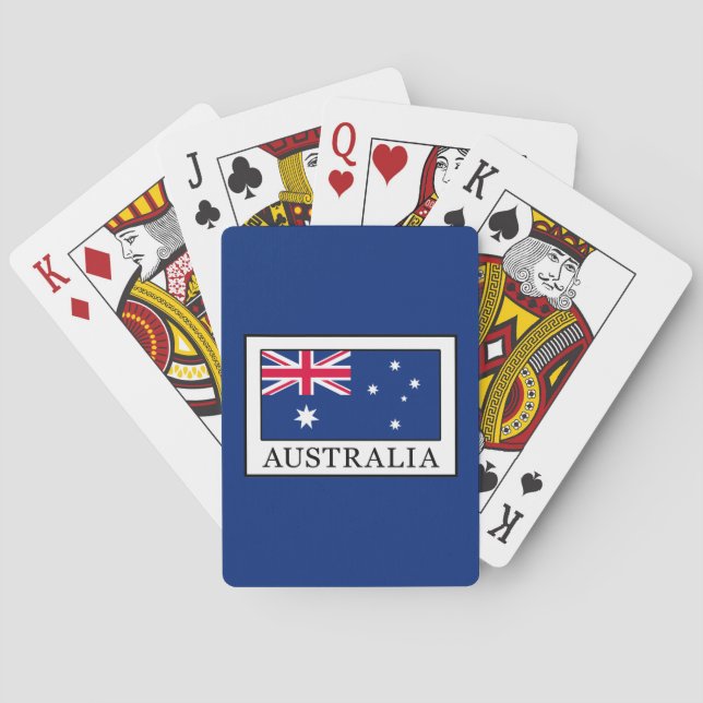 Australien Spielkarten (Rückseite)