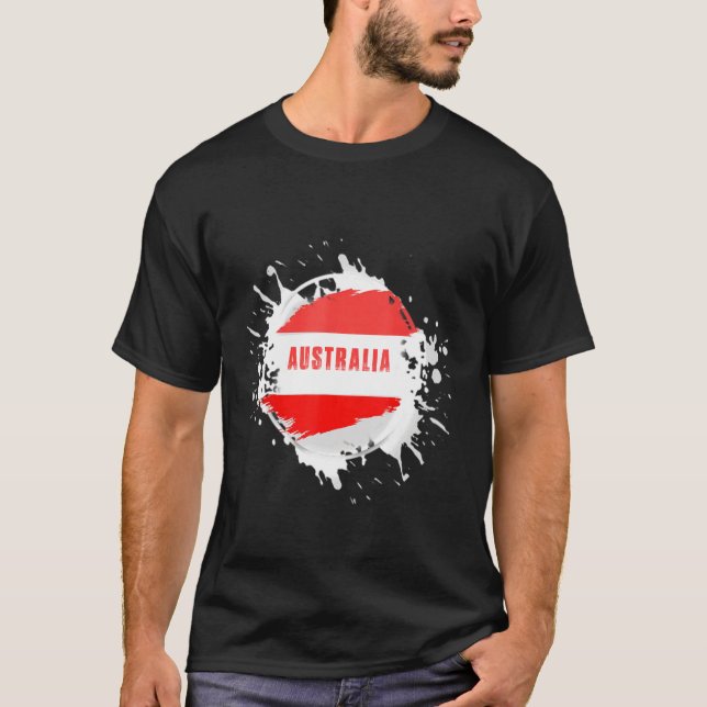 Australien Splash T-Shirt (Vorderseite)
