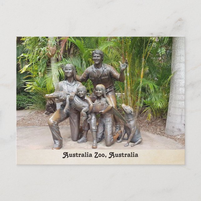 Australien, Steve Irwin, Australien Zoo, Queenslan Postkarte (Vorderseite)