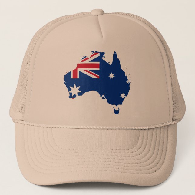 Australien-Stummel, Australien Truckerkappe (Vorderseite)