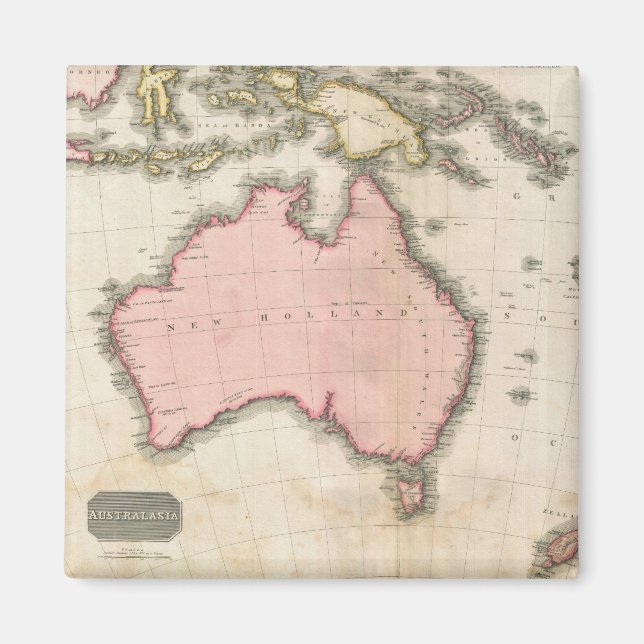 Australien & Südwestpazifik Magnet (Vorne)
