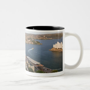 Australien, Sydney, Ansicht über die Felsen u. Zweifarbige Tasse