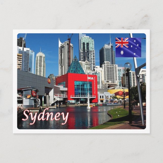 Australien - Sydney - Bezirk - Postkarte (Vorderseite)