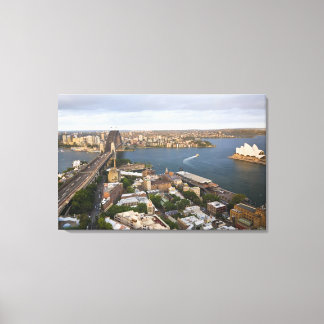 Australien, Sydney, Blick auf die Rocks & Sydney Leinwanddruck
