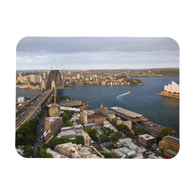 Australien, Sydney, Blick auf die Rocks & Sydney Magnet (Horizontal)