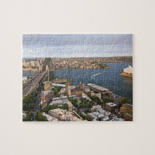 Australien, Sydney, Blick auf die Rocks & Sydney Puzzle (Horizontal)