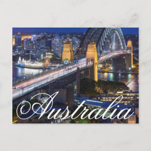 Australien, Sydney, das Rocks-Gebiet, Sydney Hafen Postkarte
