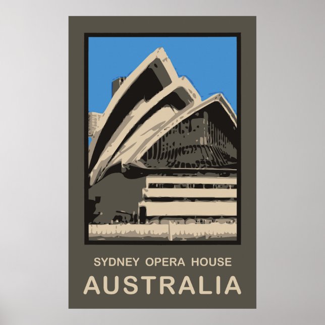 Australien Sydney Opera House Poster (Vorne)