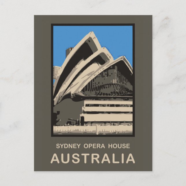 Australien Sydney Opera House Postkarte (Vorderseite)