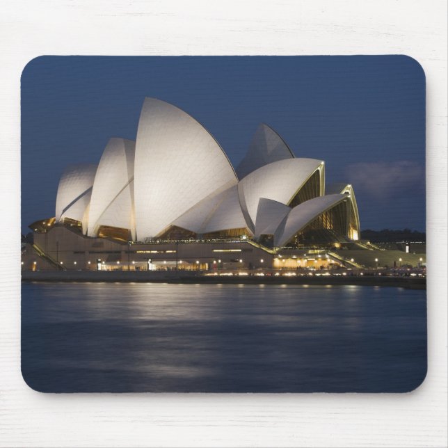 Australien, Sydney. Opernhaus nachts Mousepad (Vorne)