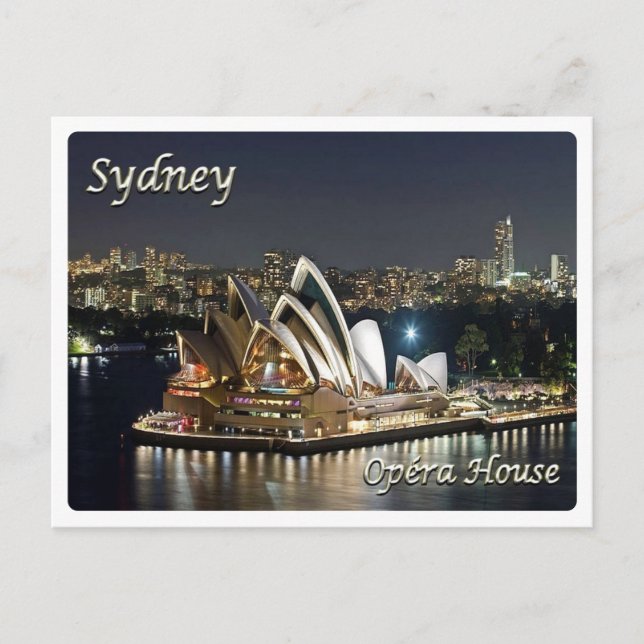Australien - Sydney - Opernhaus - Postkarte (Vorderseite)