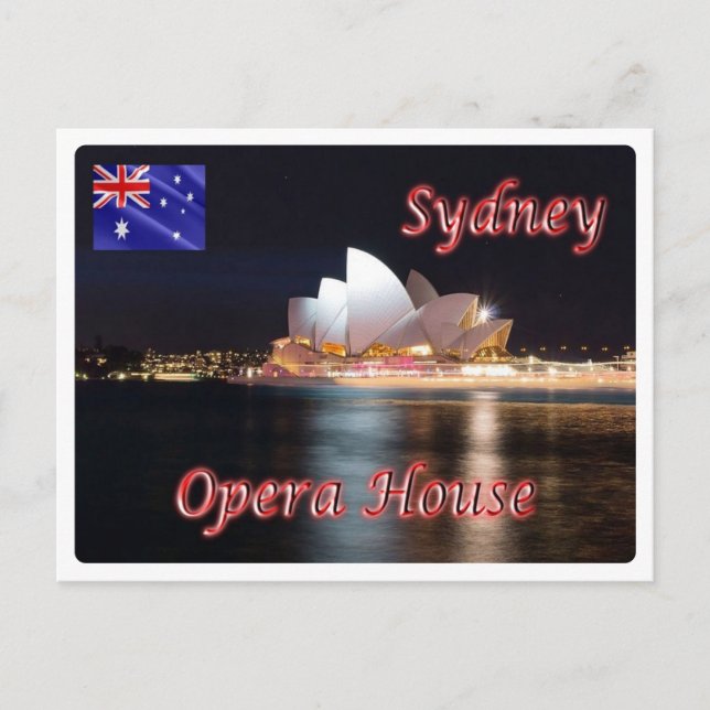 Australien - Sydney - Opernhaus - Postkarte (Vorderseite)