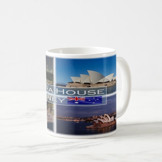 Australien - Sydney - Opernhaus - Tasse (VorderseiteRechts)
