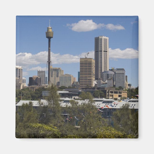 Australien, Sydney, Potts Point. Skyline von Sydne Magnet (Vorne)