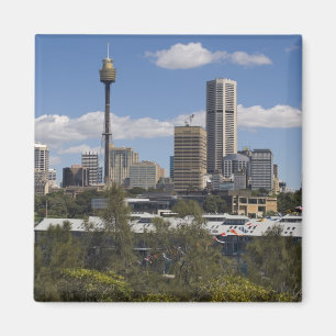 Australien, Sydney, Potts Point. Sydney Skyline. Magnet