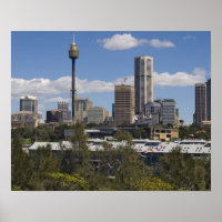Australien, Sydney, Potts Point. Sydney Skyline.