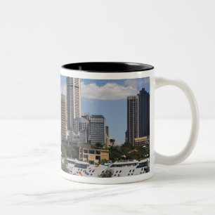 Australien, Sydney, Potts Point. Sydney Skyline. Zweifarbige Tasse