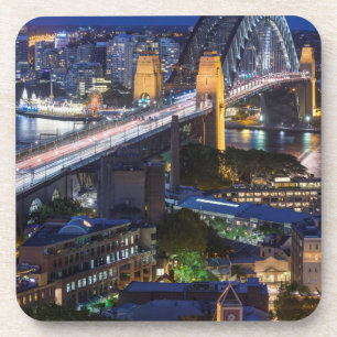 Australien, Sydney, The Rocks area, Sydney Harbour Getränkeuntersetzer