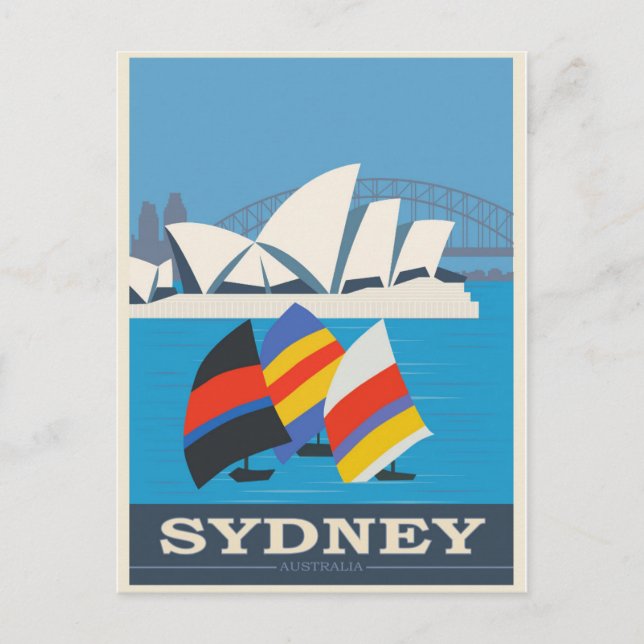 Australien Sydney Vintage Travel Postcard Postkarte (Vorderseite)