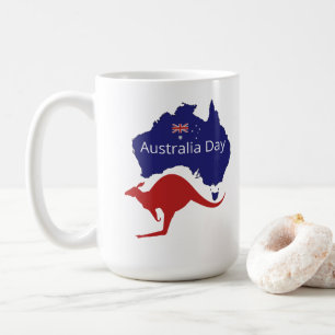 Australien-Tag-Känguru Kaffeetasse