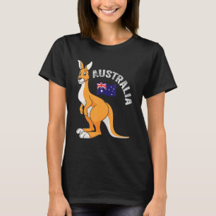 Australien-Tag Kleinkind-Shirt Lustiges Känguru Au T-Shirt