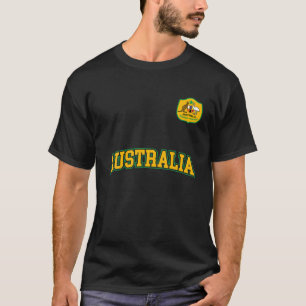 Australien Team Sports Soccer Australian Flag Jere T-Shirt