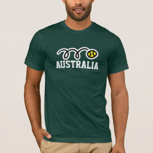 Australien Tennis T - Shirt für Damen und Herren